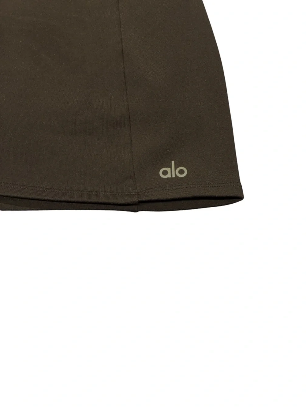 Alo Yoga Airbrush High-Waist Good Form Tennis Skirt Black SizeS Athleisure Skort - Picture 7 of 12